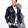 Black Leather Jacket - Image 2
