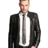 Black Leather Jacket - Image 3